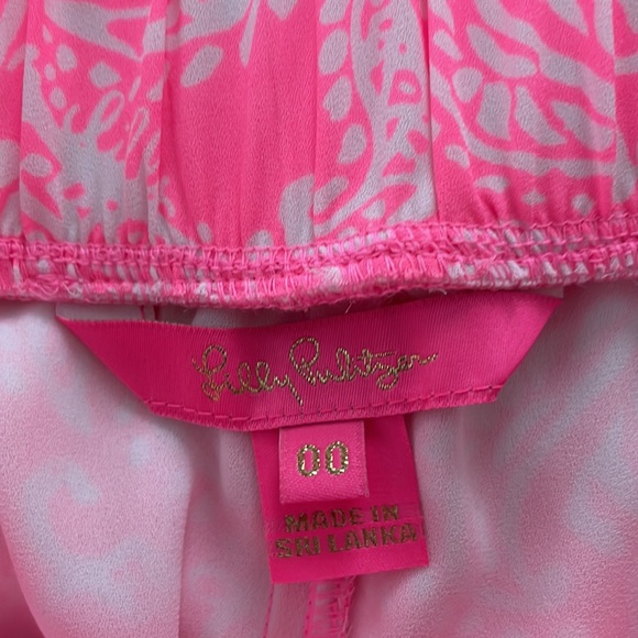 NWT Lilly Pulitzer Tie Waist Shorts size 00 - Picture 4 of 4